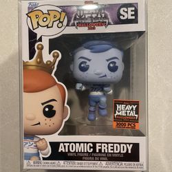 Blue Atomic Freddy as Astro Boy Funko Pop 2023 Heavy Metal Halloween LE3000 Exclusive with protector Astroboy