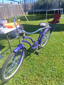 Purple Legacy Schwinn 26" Beach Cruiser