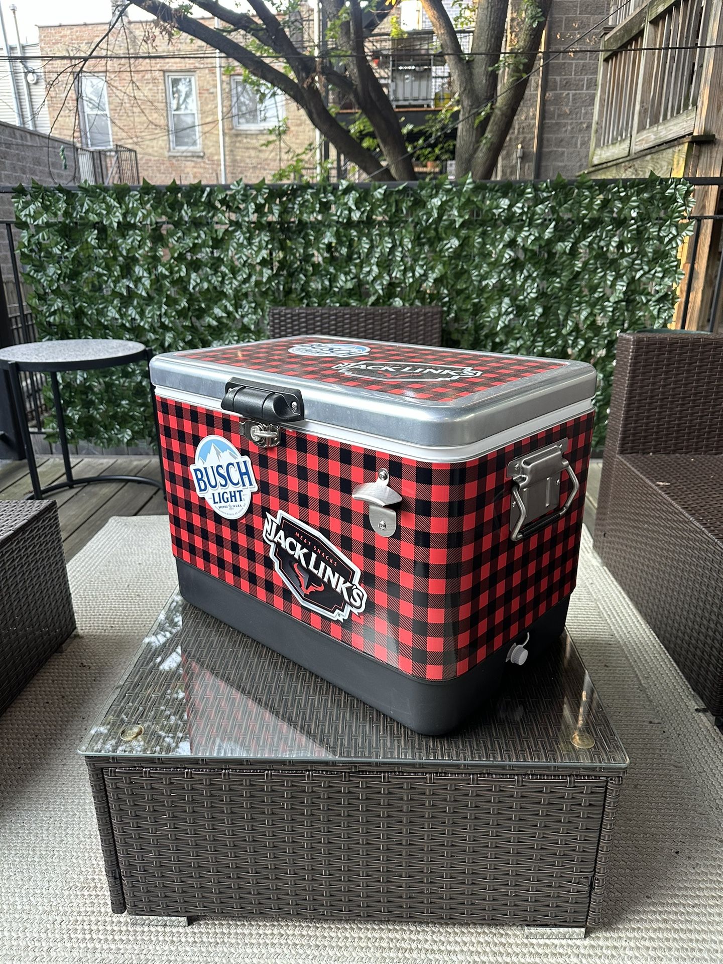 Flannel Busch/Jack Links Cooler
