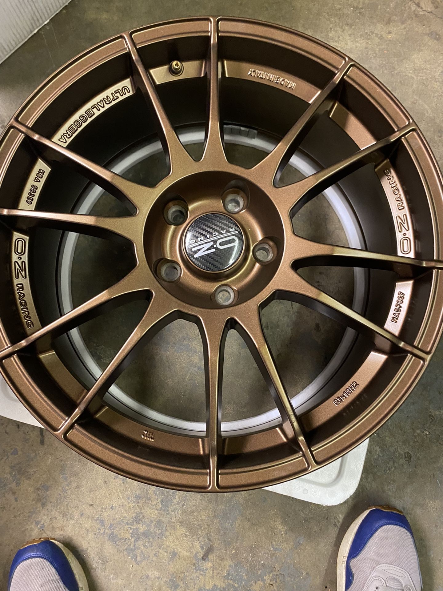 OZ Ultraleggera 18x8 112x5 Wheels