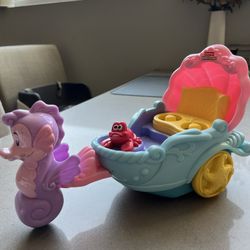 Little Mermaid Fisher Price Light Up Carriage 