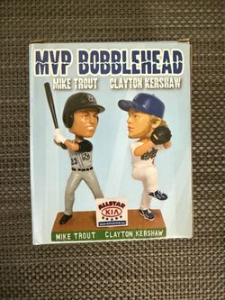 Dodgers Kershaw Angels Mike Trout Bobblehead