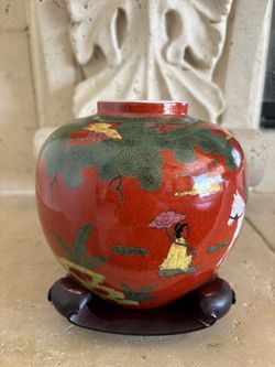 Asian vintage red Jaron Original