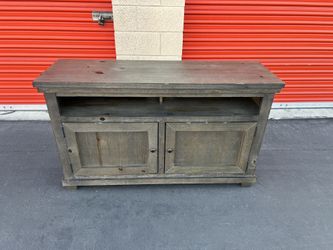 Rustic Green Media Stand / Media Console / TV Stand / TV Console / Buffet / Sideboard