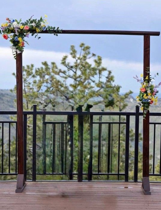 Wedding Arch with Wildflowers