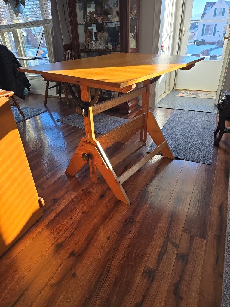 Vintage Drafting Table ( 1950s)