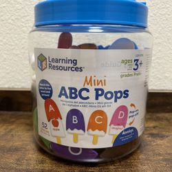 Mini ABC pops (Learning Resources)