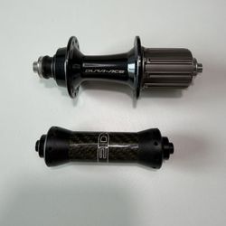 Dura-Ace FH-9000 Rear Hub + HED Ardennes Carbon Front Hub – 11s – 18/24h