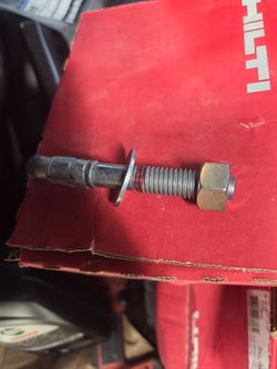 Hilti 1/2" 3 3/4" anchos