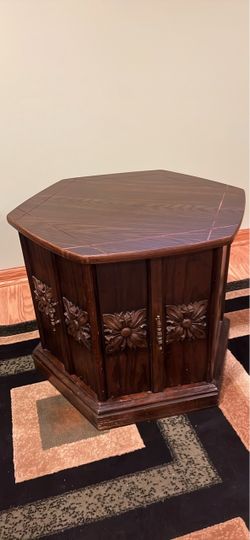 Wooden end table