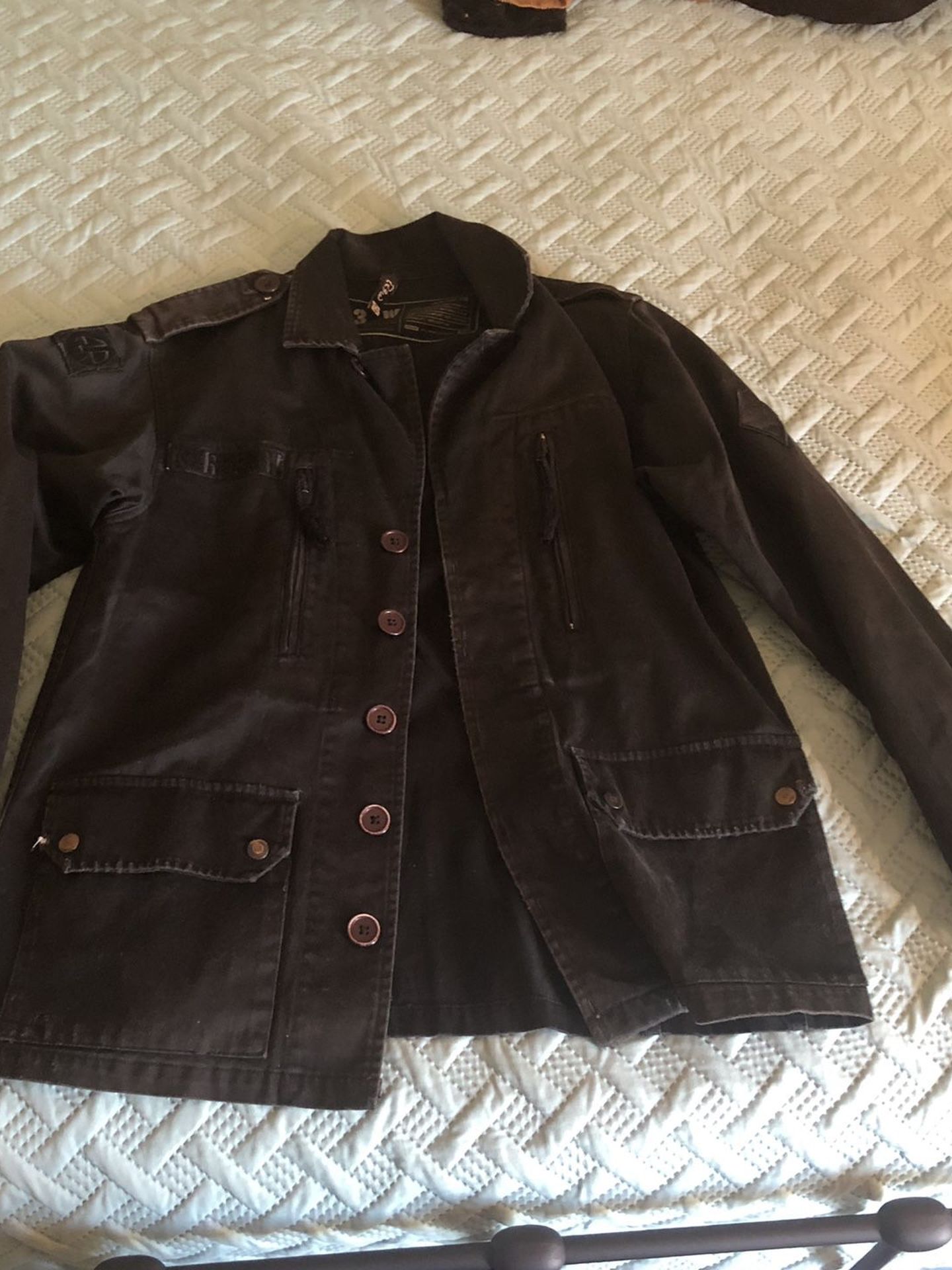 Bundle: Andrew Reynolds Military Jacket/ Hard tuned Trueno Shoes Sz10