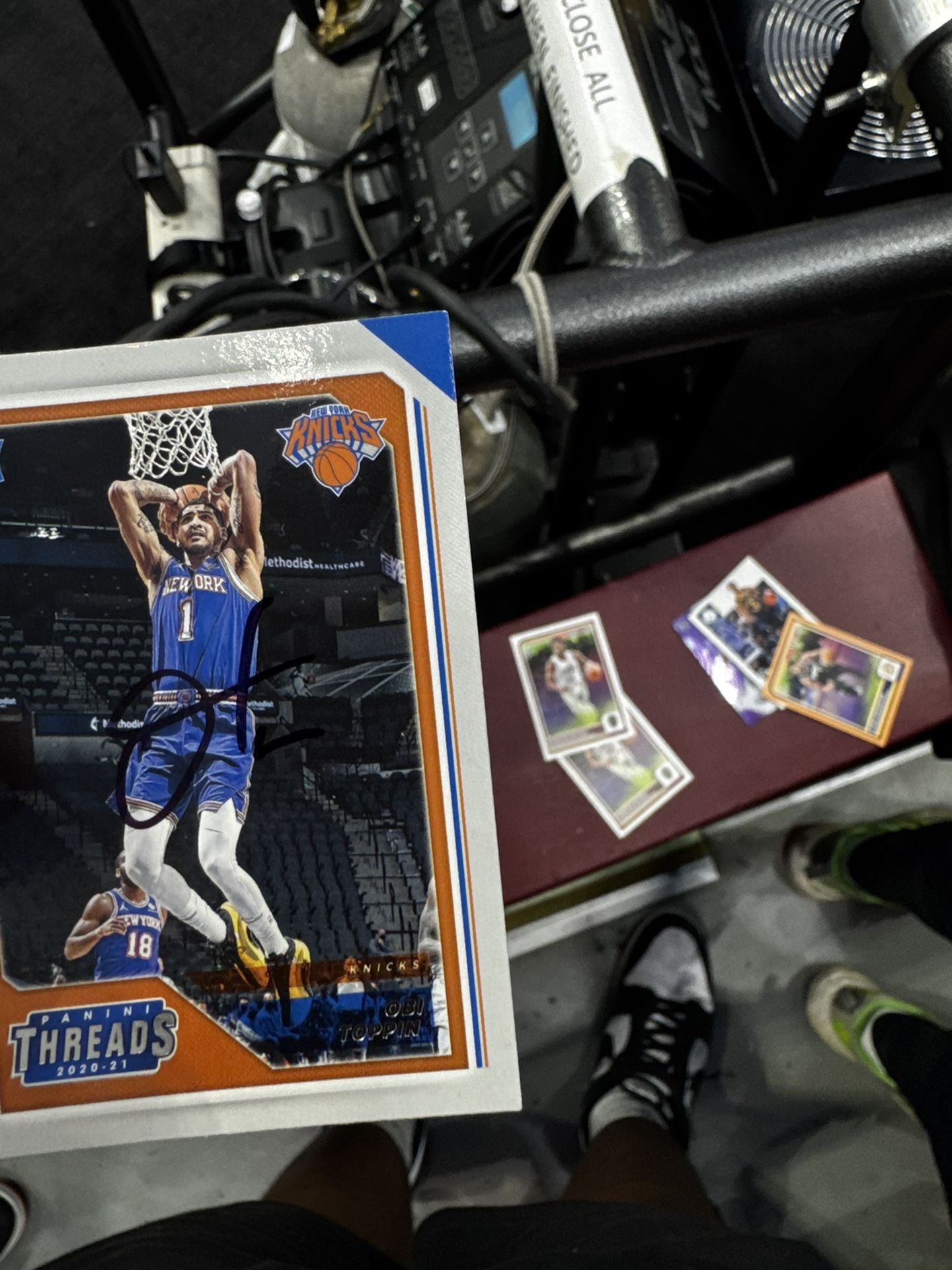 Signed Obi Toppin Card