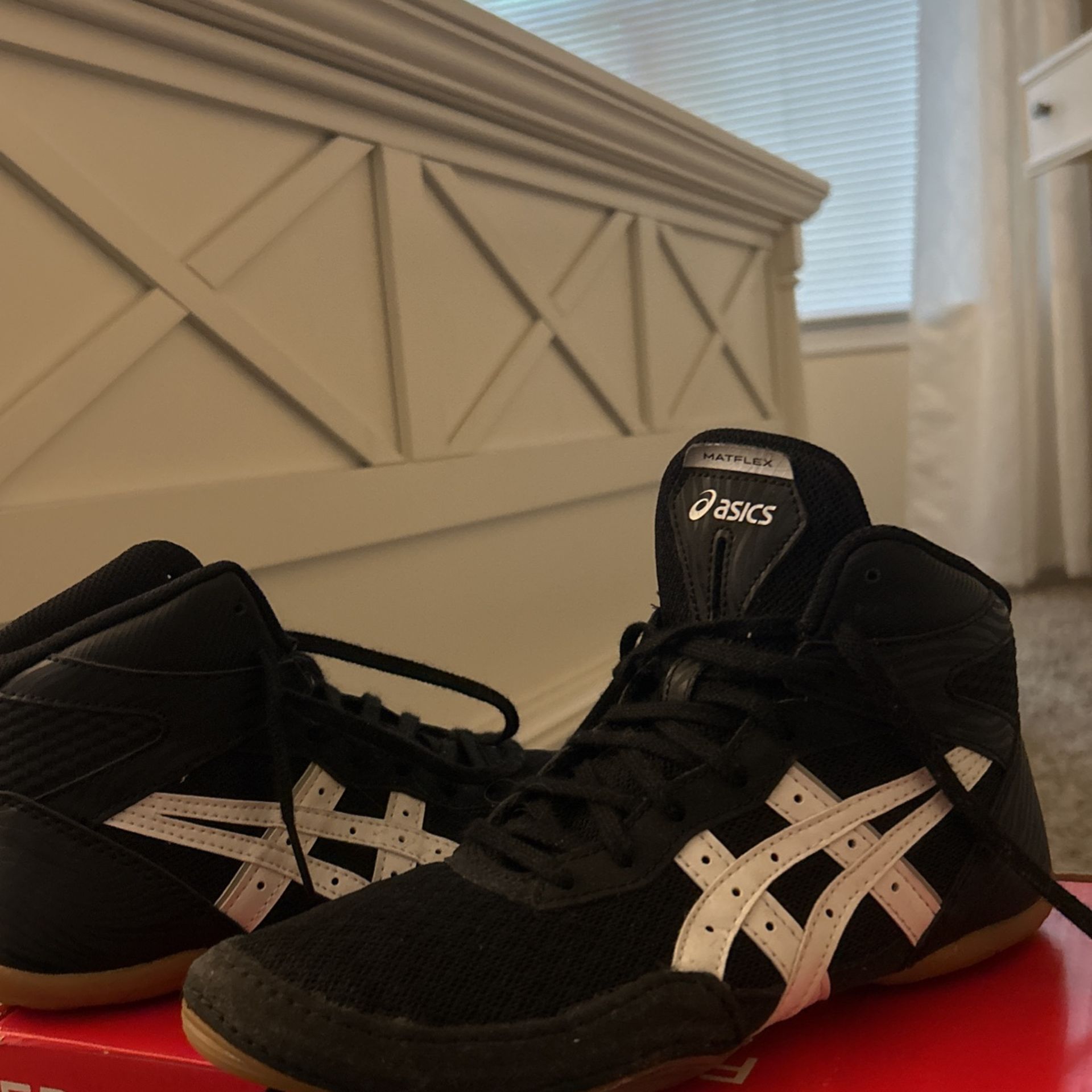 ASICS wrestling shoes