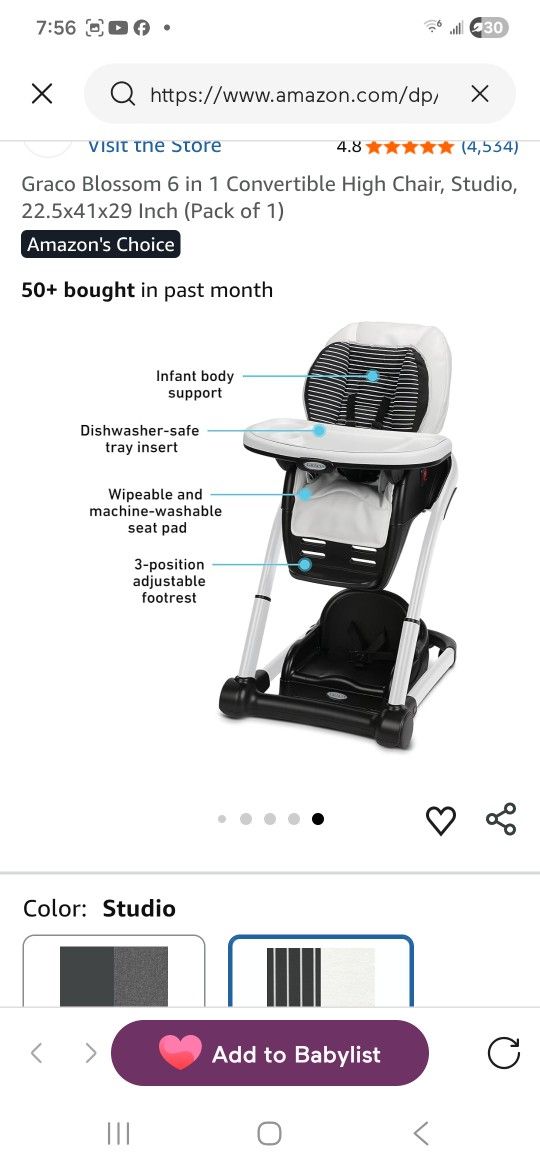 Graco High Chair