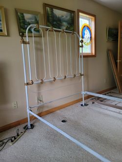 Antique Iron Bed Frame