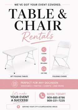 Tables / Chairs / Canopy