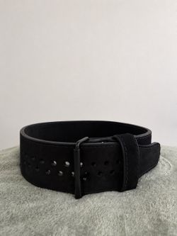 4" 10MM DOUBLE SUEDE PIONEER CUT POWERLIFTING BELT