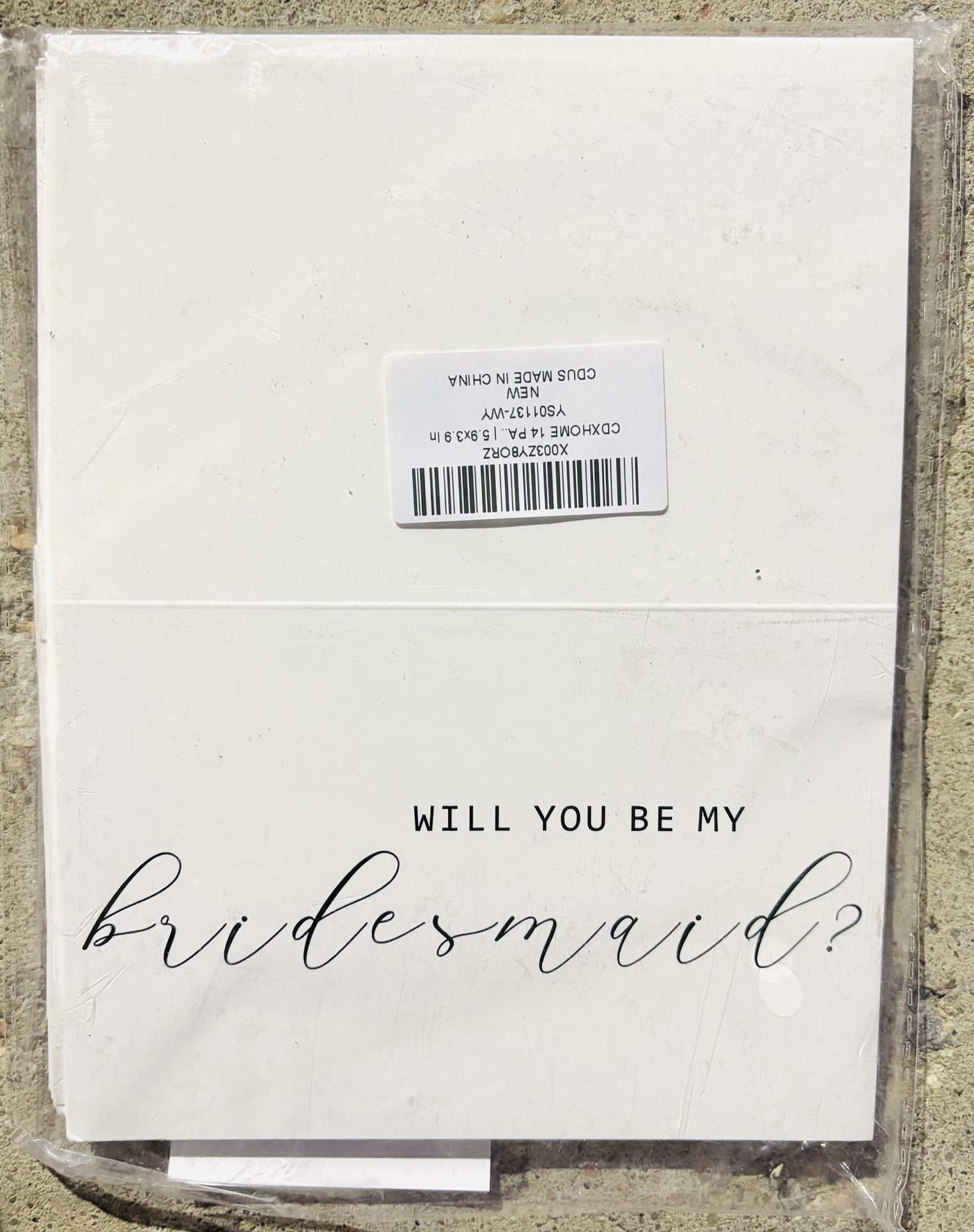 Bridesmaid Cards 