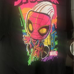 #marvel #spiderman #funko #blacklight #t Shirt #new #xl