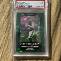 Chicago Bears Caleb Williams rookie card PSA graded