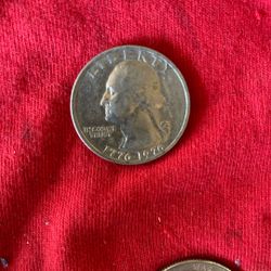 1976 No Mint Mark bicentennial quarter