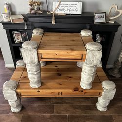 Coffee Table And Side Table 