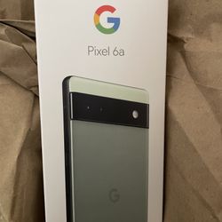 Unopened Google Pixel 6a 128 GB Sage Unlocked for Sale in Irvine