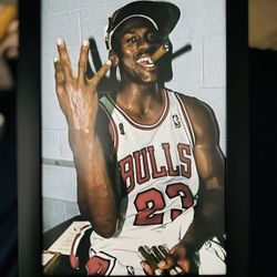 Michael Jordan - Acrylic Painting (28” x 26”)