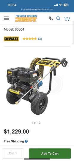 DEWALT 3800 PSI PRESSURE WASHER BUNDLE