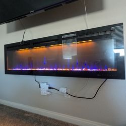 Wall-mounted Electric Fireplace