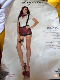 Leg Avenue Class Nerd 4-Piece Costume