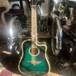Electric Acustic Guitar (Kieth Urban) $300  With Leather Case!