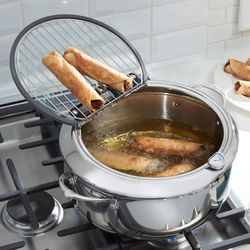 PRINCESS HOUSE 9-Qt. Stovetop Fryer Freidora Olla HERITAGE SIGNATURE 10635 New