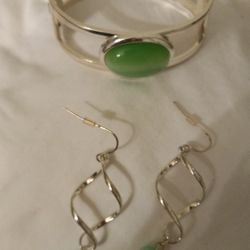 Bracelet Earing Set