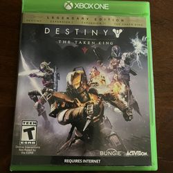 Destiny The Taken King Xbox One Video Game Legendary Edition