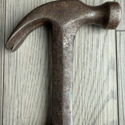 Vintage 16oz Estwing Curve Claw Hammer Stacked Leather Handle USA Made