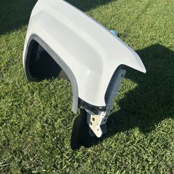OEM WHITE GMC SIERRA FENDER 