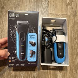 Braun Electric Shaver Series 3, ProSkin 3040s, Wet & Dry with Precision Trimmer