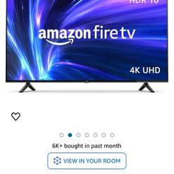 50” UHD 4K Amazon Fire Tv New
