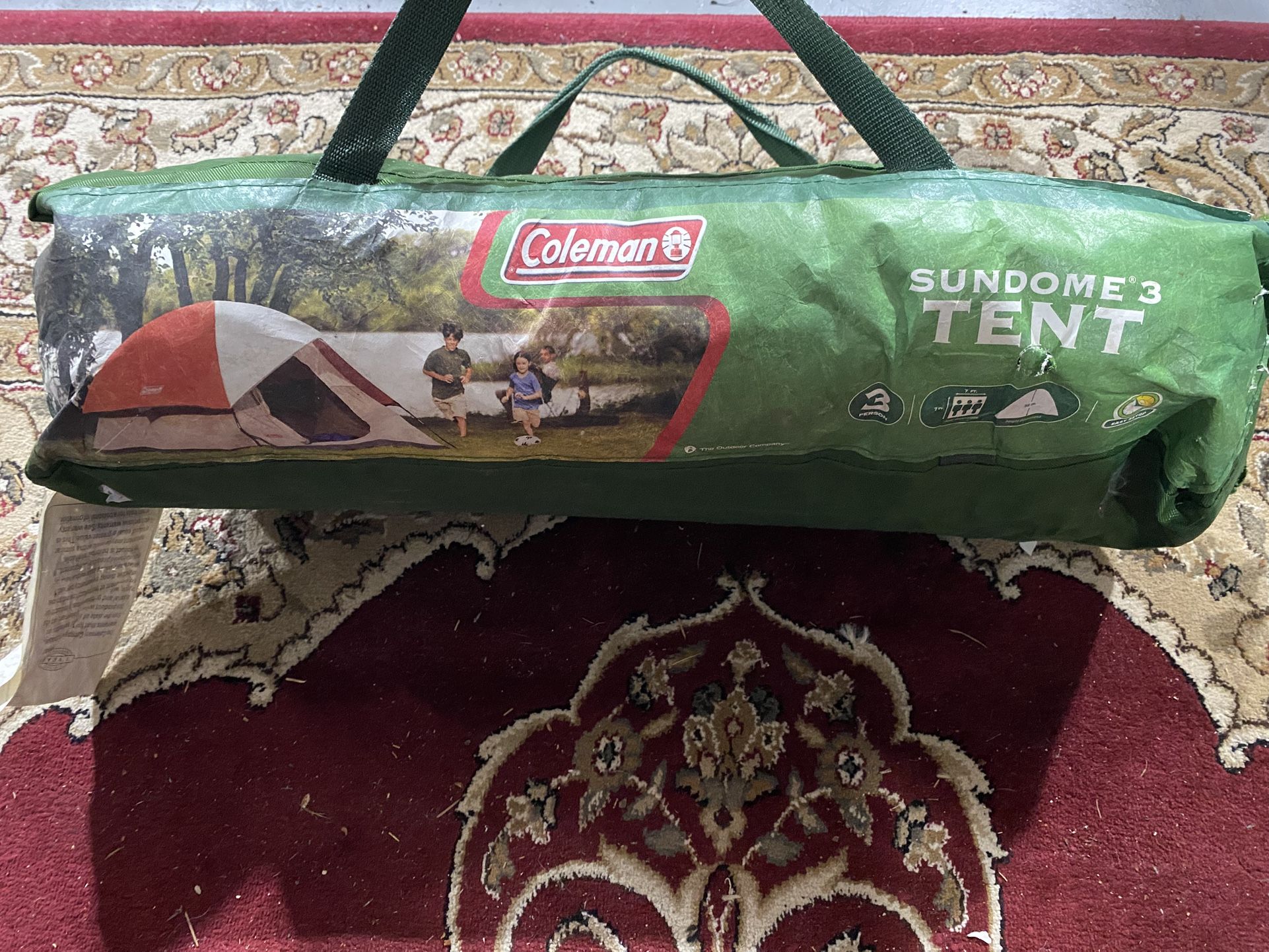 ⛺ Coleman Sundome 3 Tent – Easy Setup | 7x7ft | Sleeps 3 💤