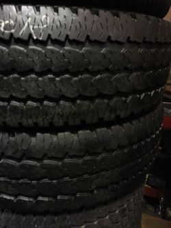 18” 2 used tires LT275/70R18 10 ply Firestone A/T