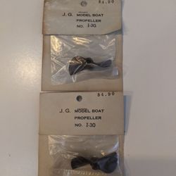 J/G Propellers.  Made for Dumas.  Copper And beryllium High Grade Props.  10.O0each.  Please See Chart