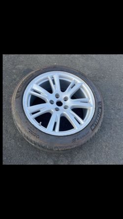 1 X 245/45zr19 5x120 5x4.72 Stock Tesla Model S Bmw Chevy Camaro Wheel Rim Tire!!!!!!!!!!!!!!!
