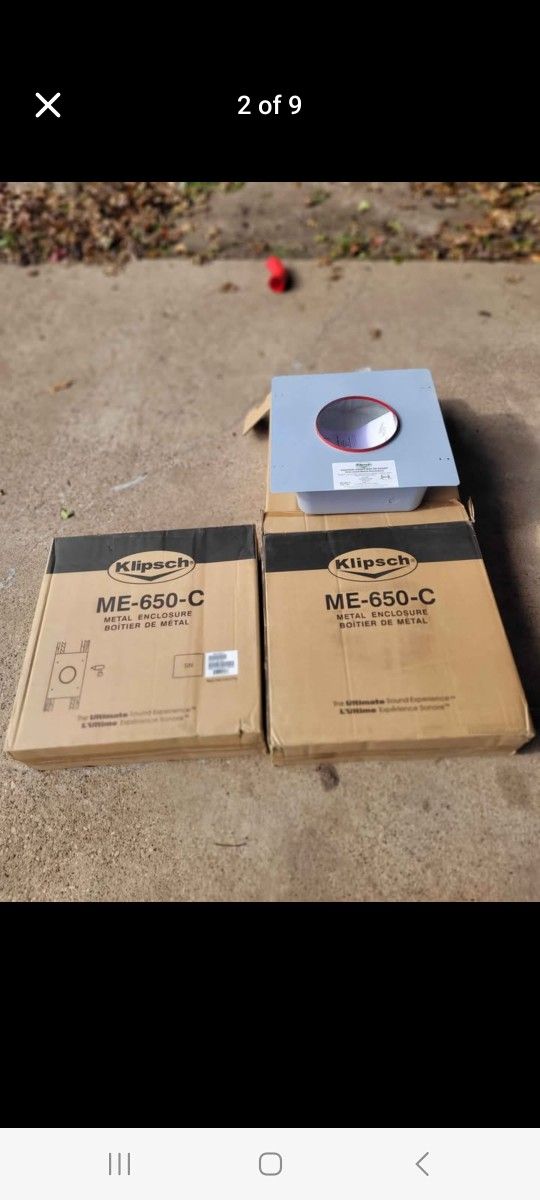 New In Box Metal Klipsch ME-650-C