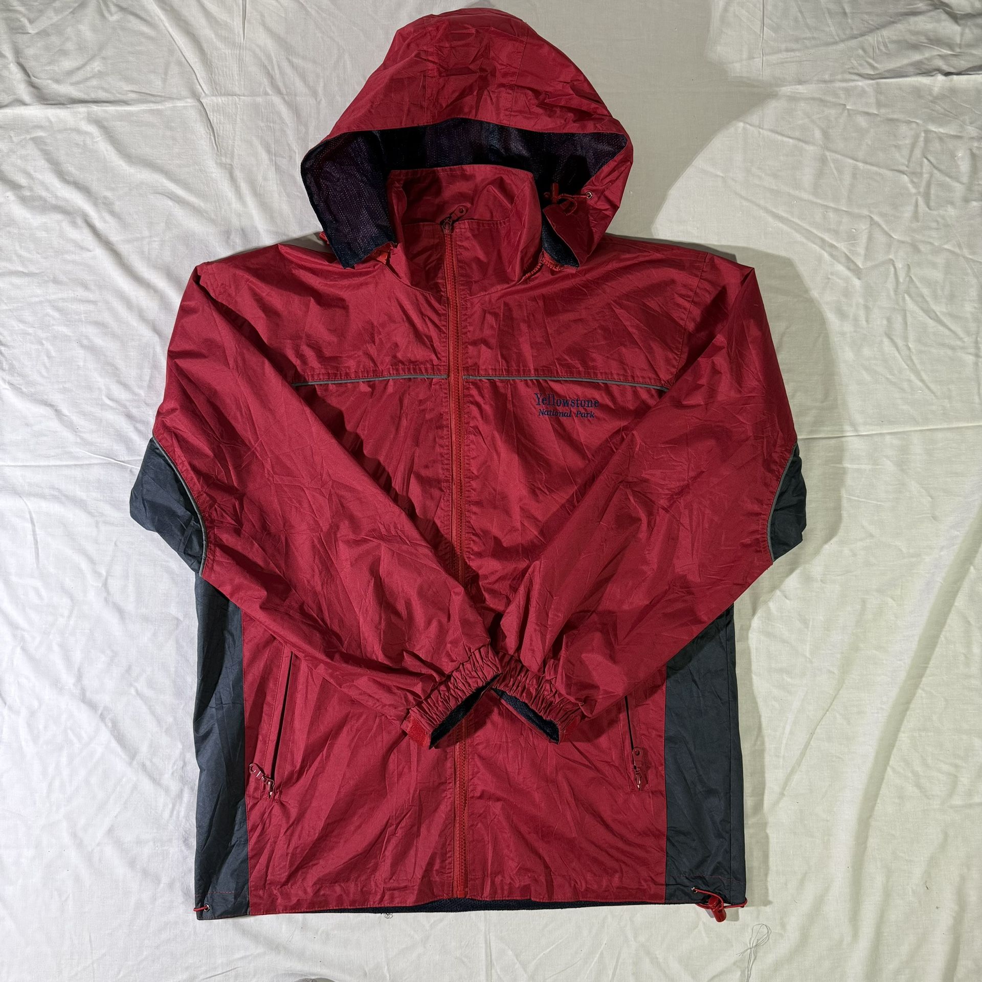 Yellowstone National Park Windbreaker sz L