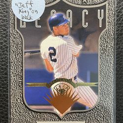 1997 ERROR !!!! - DEREK JETER LEAF FRACTAL MATRIX SILVER LEGACY SX LG #358  TOUGH SP