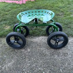 Rolling Work Seat with Tool Tray