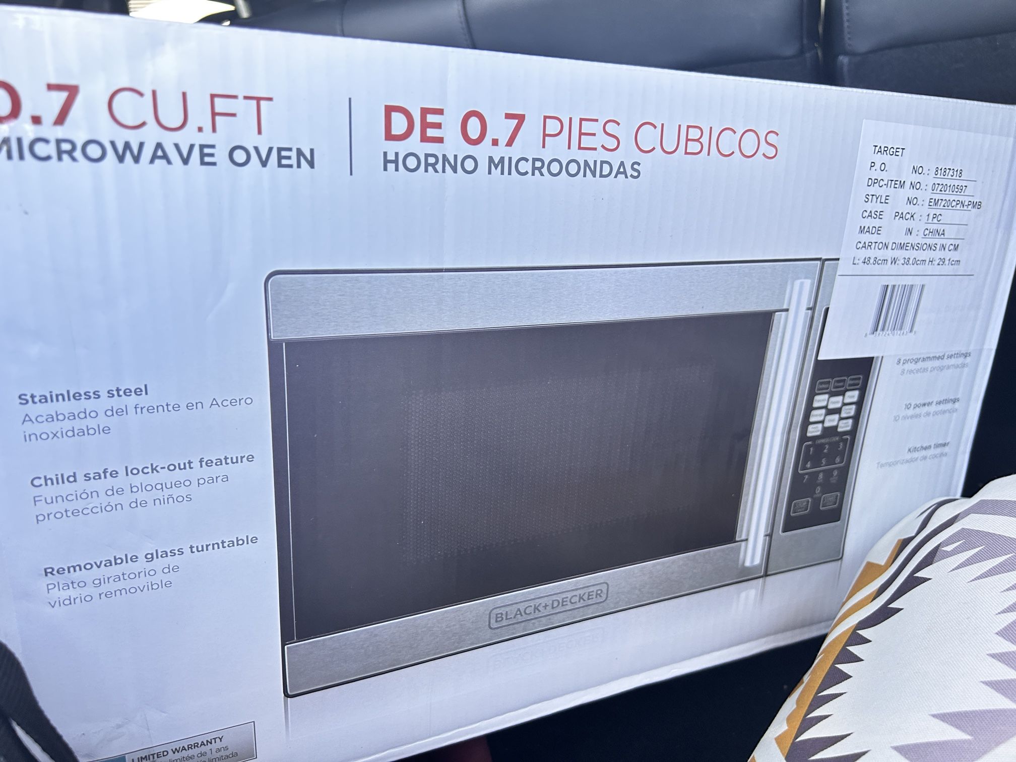 Brand New Microwave In Box- Never Opened
