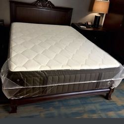 Queen Size Mattress Stearns Foster LUX ESTATE MOORE Pillow Top 14” inches Thick Firm New From Factory Delivery Same Day  🚚