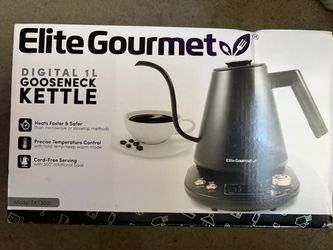 Elite Gourmet Digital 1L Gooseneck Kettle EKT3001